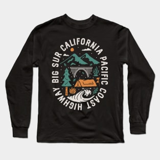 Big Sur Camping Long Sleeve T-Shirt